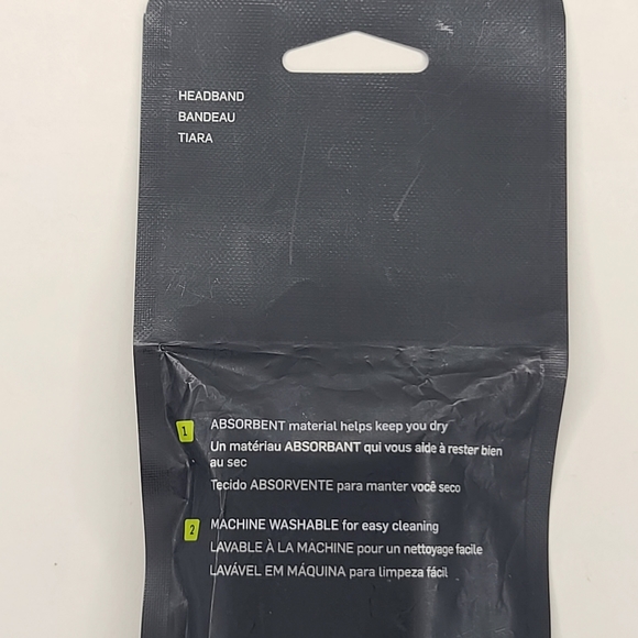 Nike Swoosh Headband Black & White - Picture 7 of 7